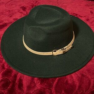 Brand New Dark Green Fashion Hat